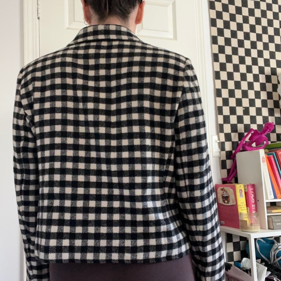 Gingham Wool Jacket - Picture 2 of 7